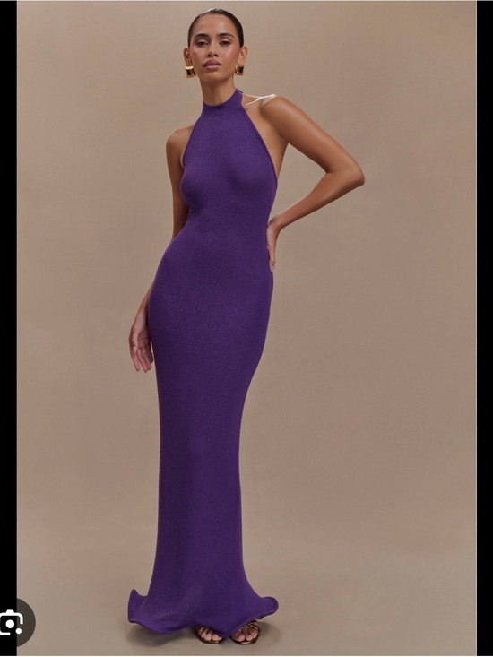 Meshki Dresses & Skirts - Meshki Violet Halter Neck Maxi Dress
